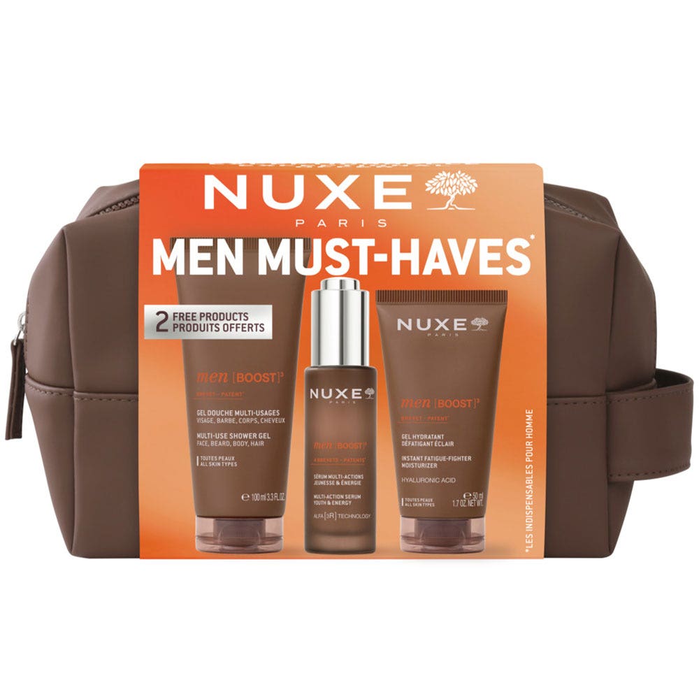 Nuxe Men [BOOST]³ Skincare routine 180 ml (6.09fl oz)