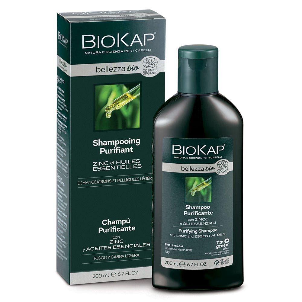 Biokap Belleza Bio Shampooing bio Purifiant Pellicules 200ml (6.76fl oz)