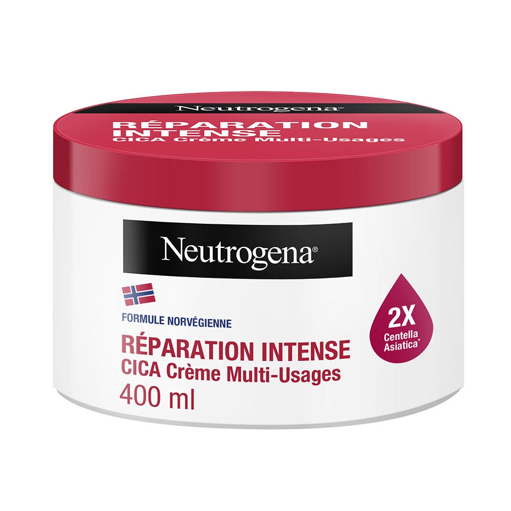 Neutrogena CICA Crème Multi-Usages Peaux très sèches 400ml (13.53fl oz)