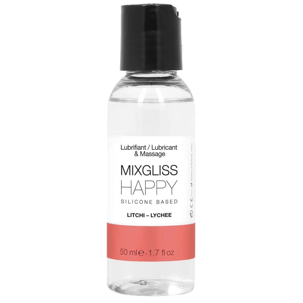 Mixgliss Pretty lubricating and massage silicone-based lychee flavour 50 ml (1.69fl oz)