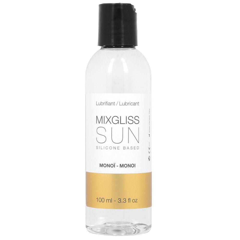 Mixgliss Sun Lubricant And Massage With Silicone Monoi Flavour 100ml (3.38fl oz)