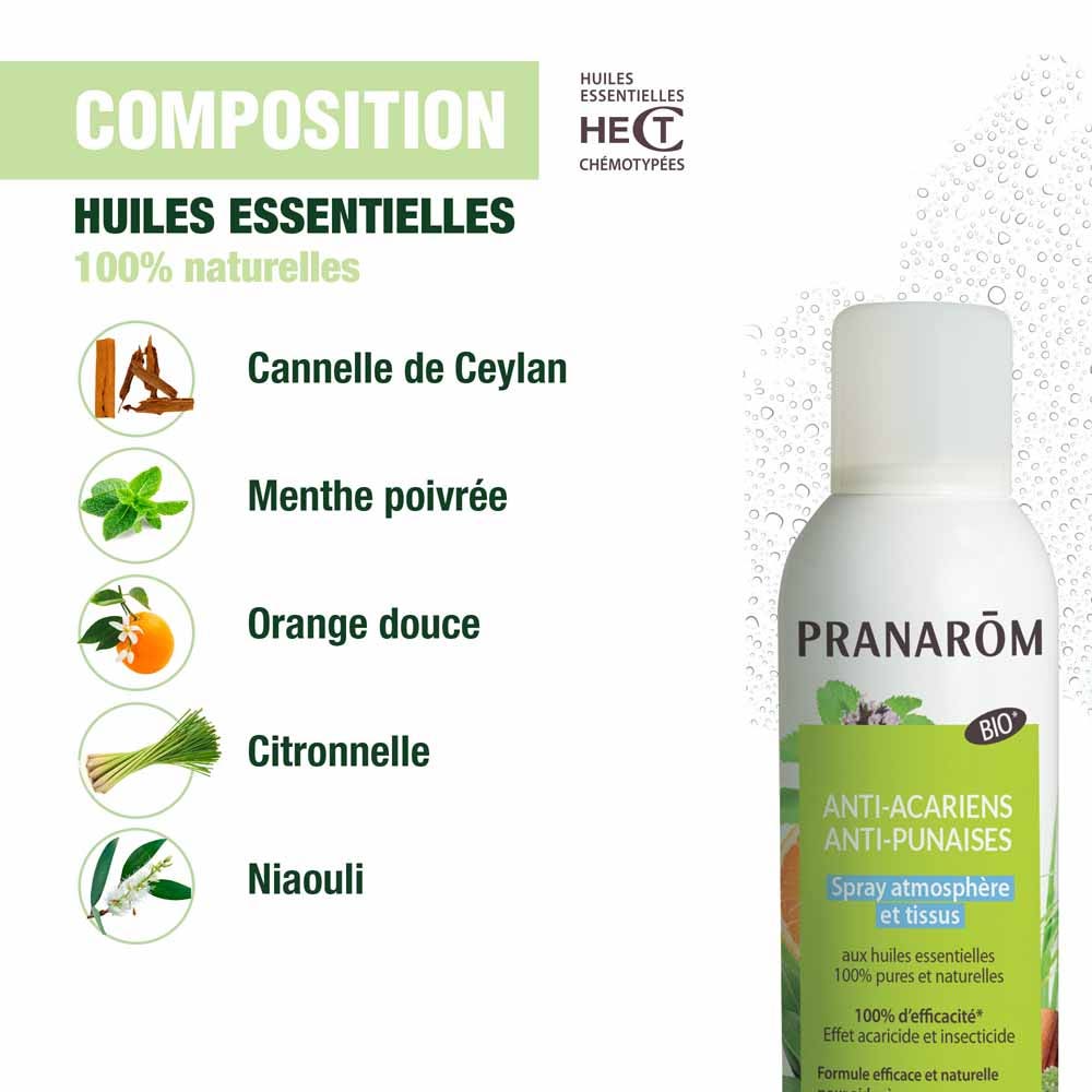 Pranarôm Allergoforce Anti-dust mite spray 150ml (5.07fl oz)