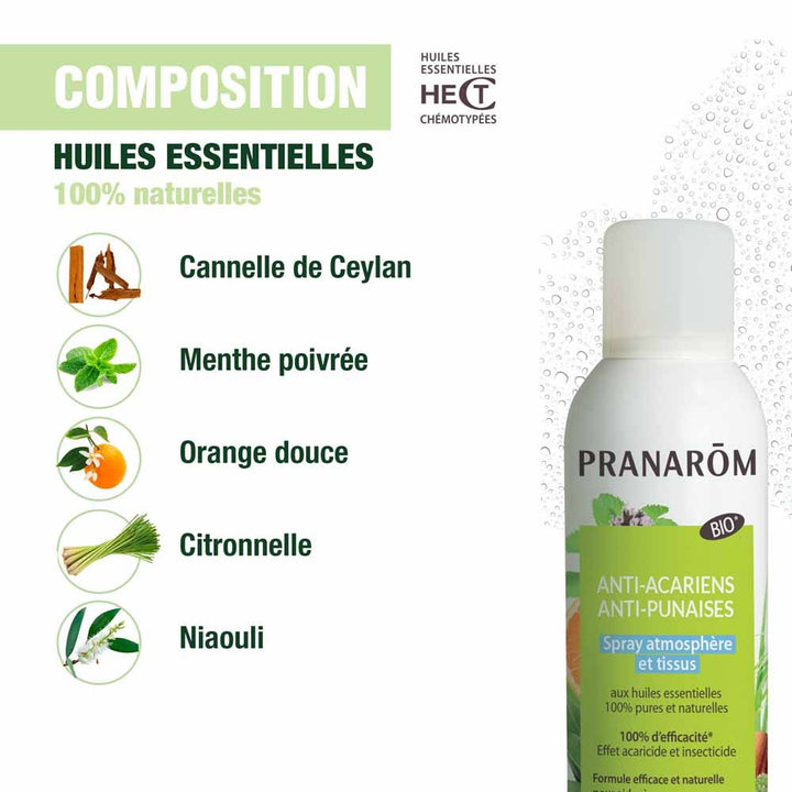 Pranarôm Allergoforce Anti-dust mite spray 150ml (5.07fl oz)