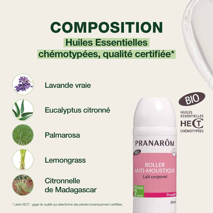 Pranarôm Pranabb Pranabb Organic Mosquito Repellent Roller 30 ml (1.01fl oz)