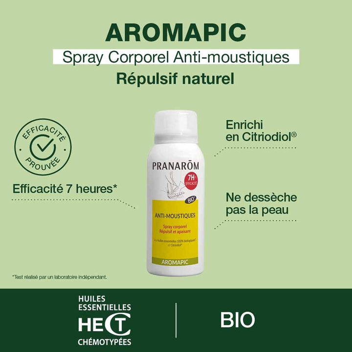 Pranarôm Aromapic Pranarom Aromapic Organic Mosquito Repellent Spray 75ml (2.54fl oz)