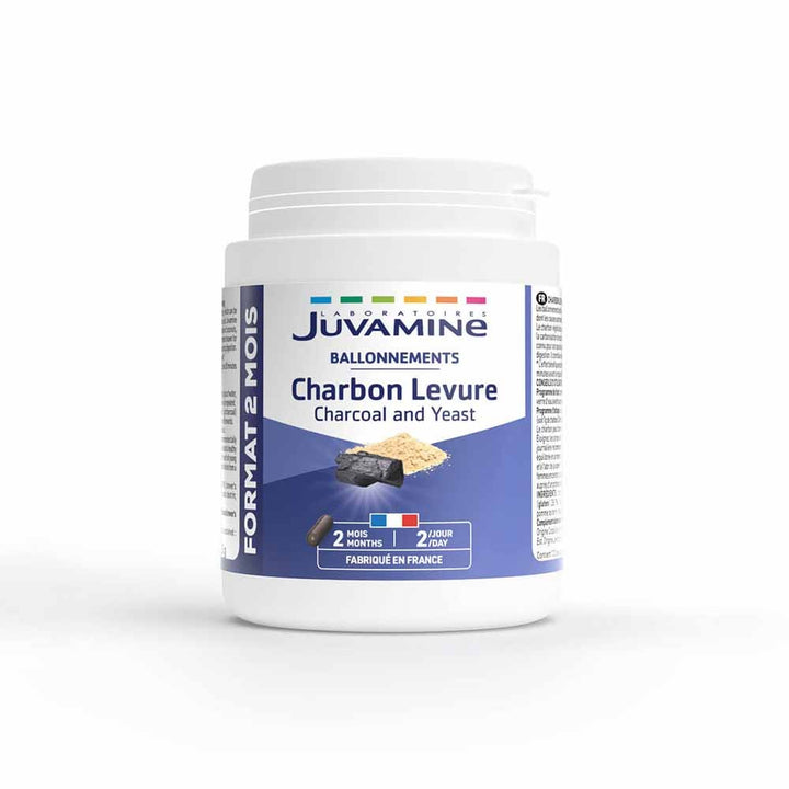 Juvamine Digestion Plant Coal + Brewer's Yeast 120 Capsules