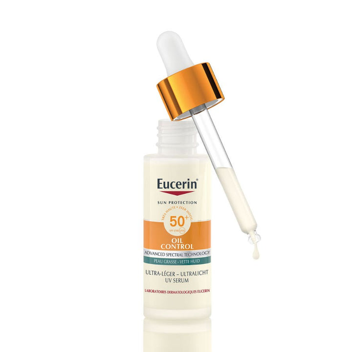 Eucerin Sun Sérum de protección solar con control de grasa SPF50+ 30ml