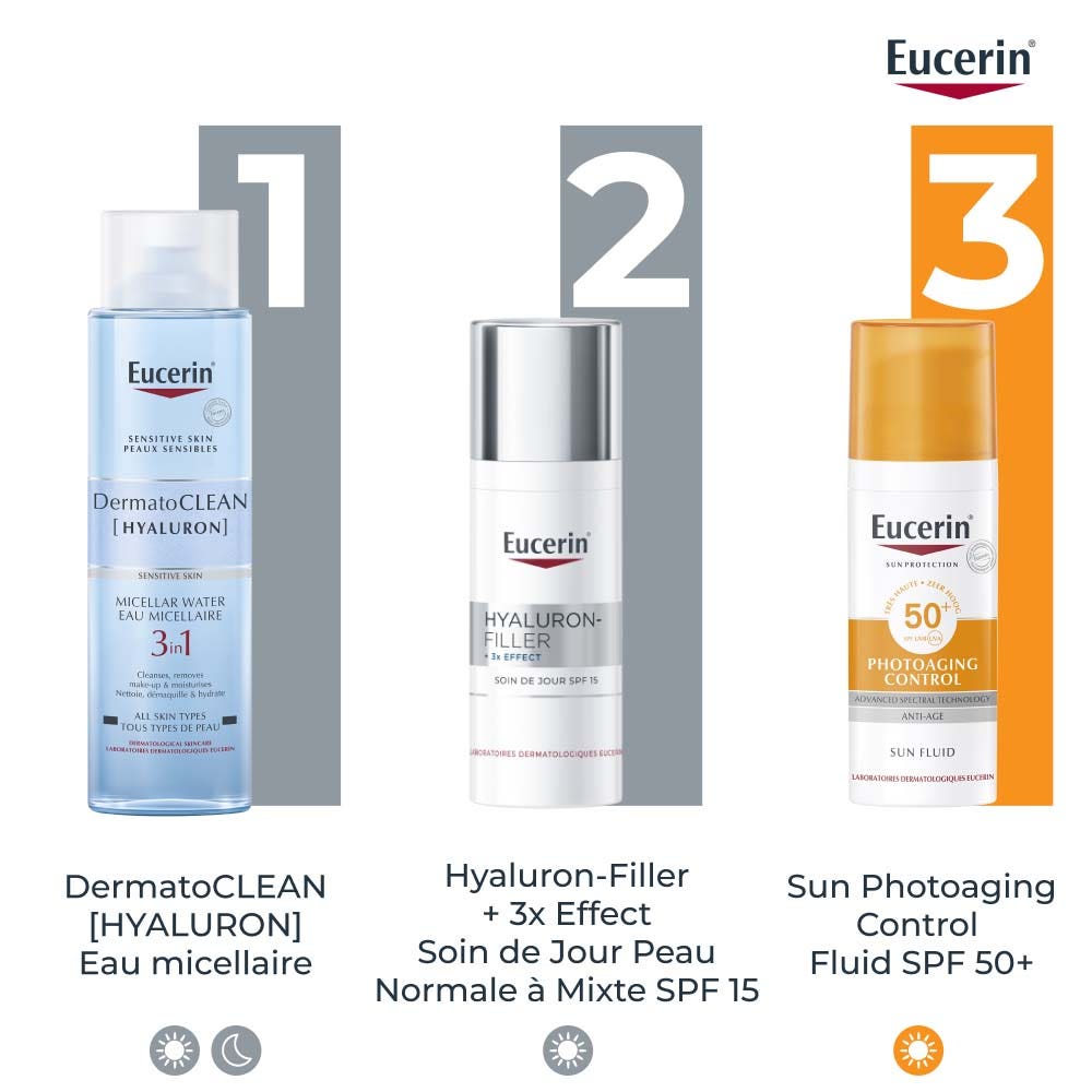 Eucerin Hyaluron-Filler 3x Effect Day Cream Normal Skin SPF15 50ml (1.69floz)