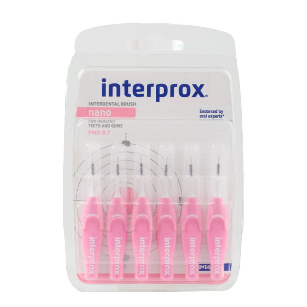 Interprox Nano Interdental brushes 0.7mm 6 x