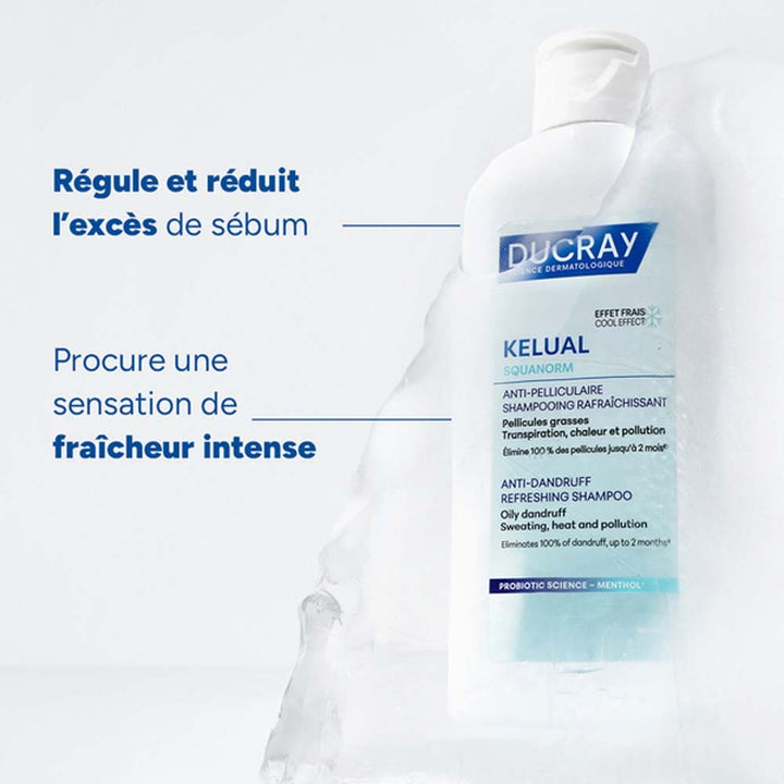 Ducray Kelual Squanorm Refreshing anti-dandruff shampoo 400ml (13.53fl oz)