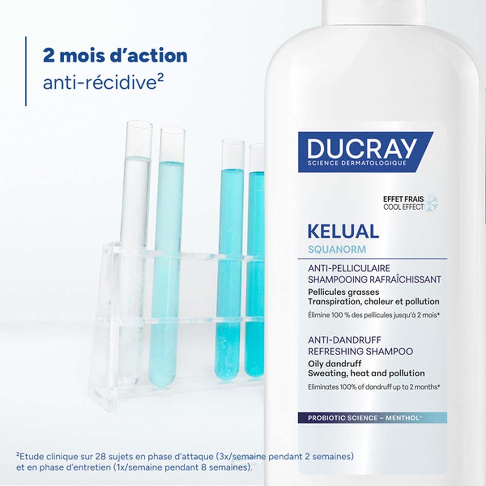 Ducray Kelual Squanorm Refreshing anti-dandruff shampoo 400ml (13.53fl oz)