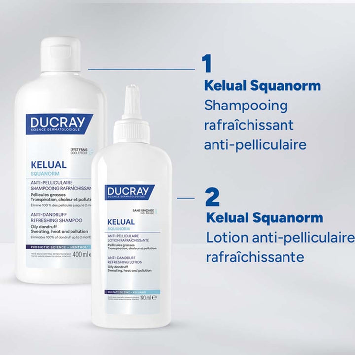 Ducray Kelual Squanorm Refreshing anti-dandruff shampoo 400ml (13.53fl oz)