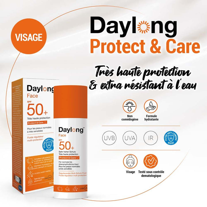 Galderma Daylong Face sun fluid SPF50+ 50ml (1.69fl oz)