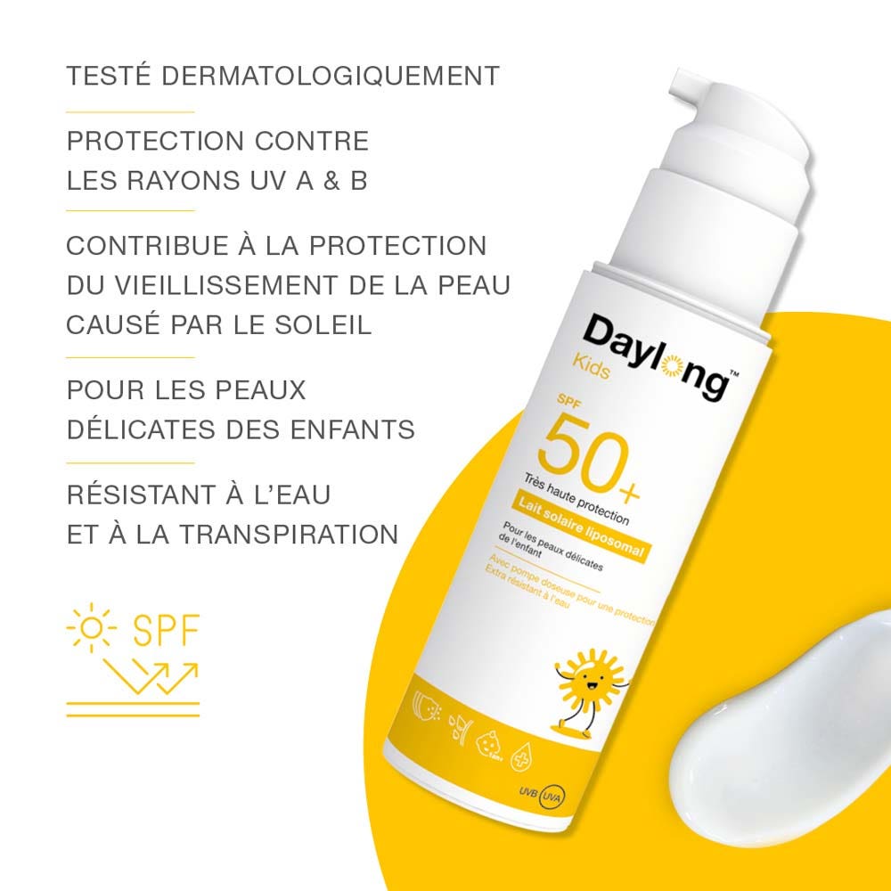 Galderma Daylong Sunscreens lotion with liposomes SFP50+ Children 150ml (5.07fl oz)