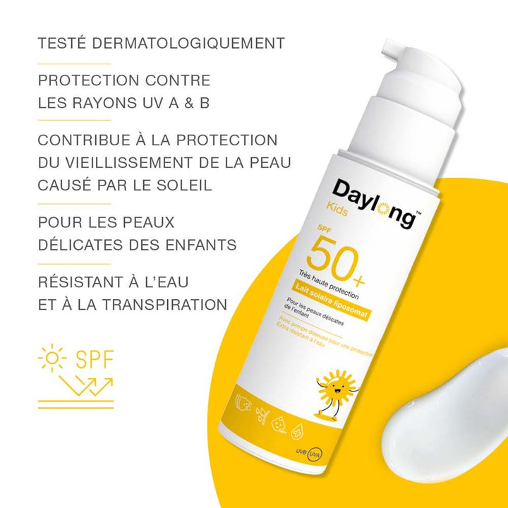 Galderma Daylong Sunscreens lotion with liposomes SFP50+ Children 150ml (5.07fl oz)