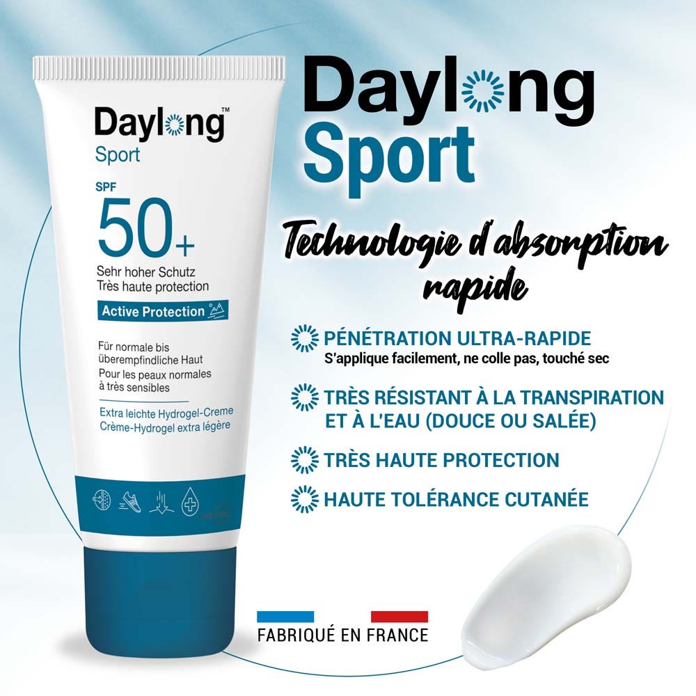 Galderma Daylong Sport Extra Light Hydrogel Cream Suncare 50ml (1.69fl oz)