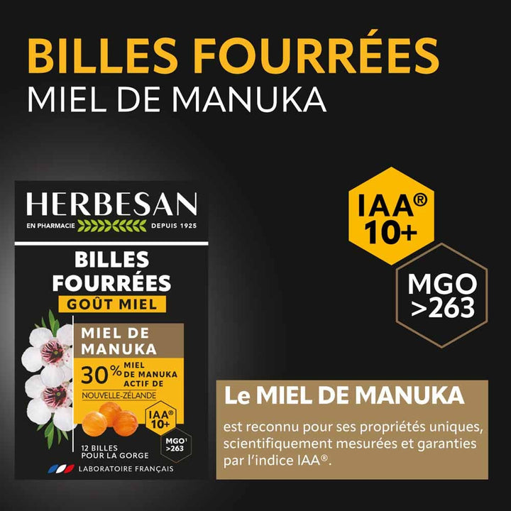 Herbesan Manuka honey Manuka Honey Filled Beads Iaa10+ X12 x12