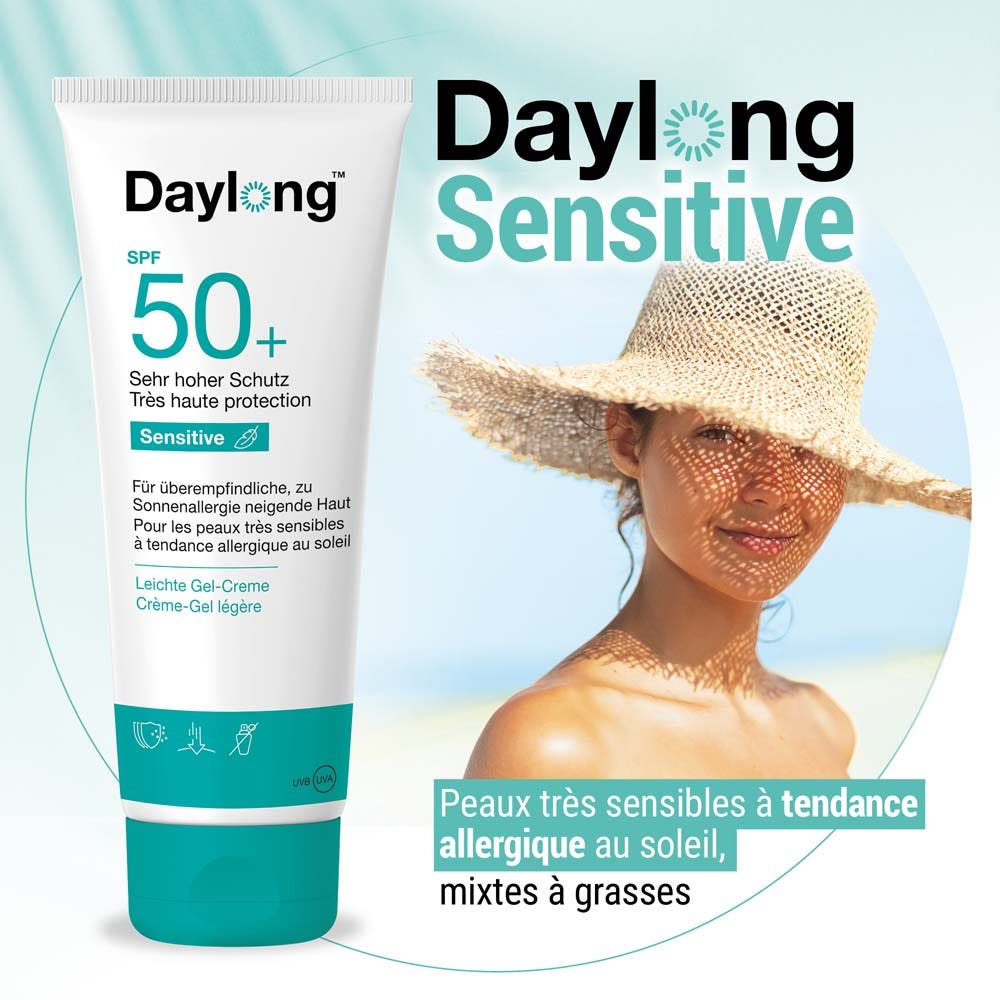 Galderma Daylong Sensitive Light Gel Suncare Cream SPF50+ (Sunscreens) 100ml (3.38fl oz)
