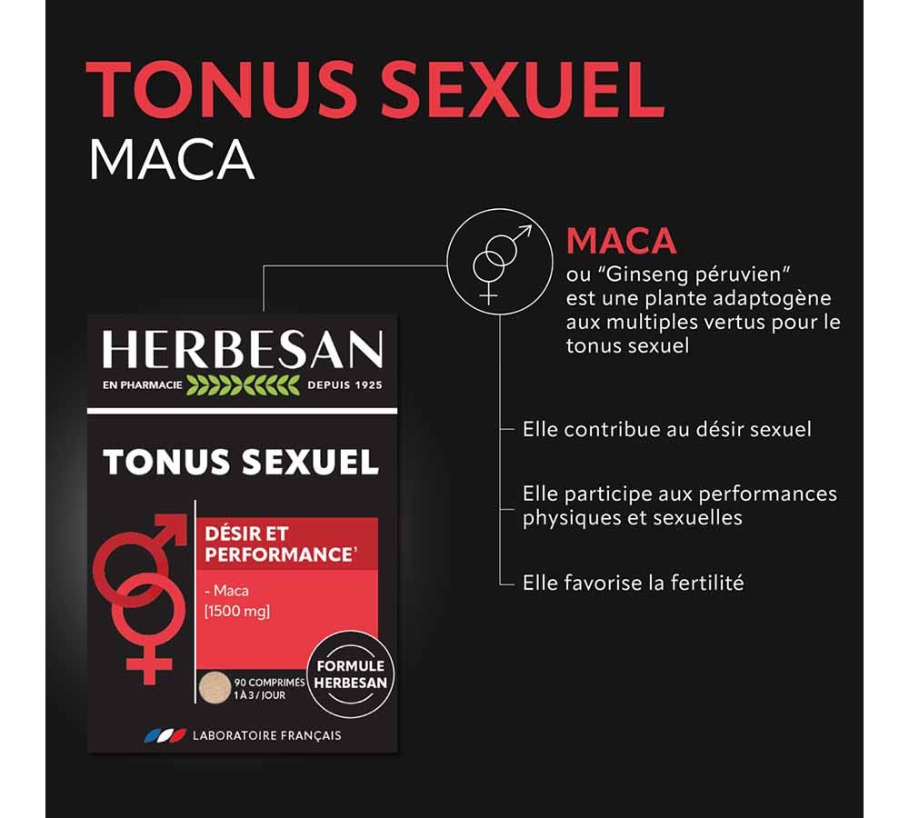 Herbesan Maca + Physical Performances X 90 Tablets 500mg