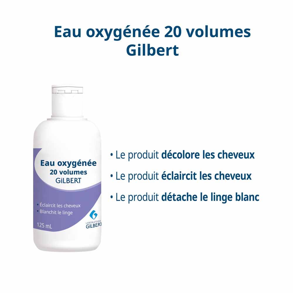 Gilbert Hydrogen Peroxyde 20 Volumes 250ml (8.45fl oz)