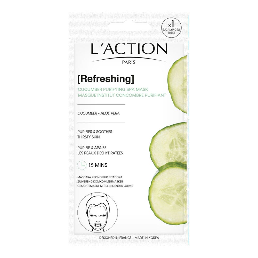 L'Action Cosmetique Mediatic Masque institut Concombre Purifiant