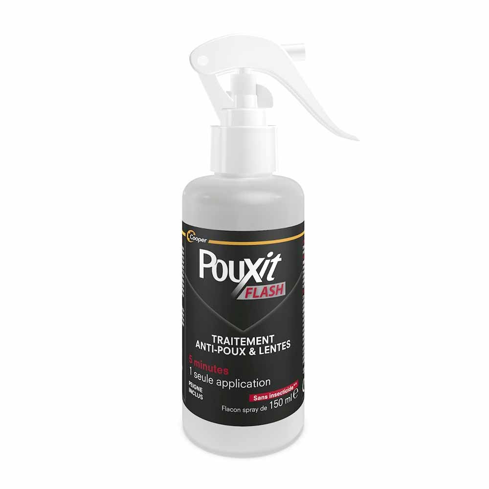 Pouxit Flash Anti-Lice and Nits Treatment 2x150ml (5.07fl oz)