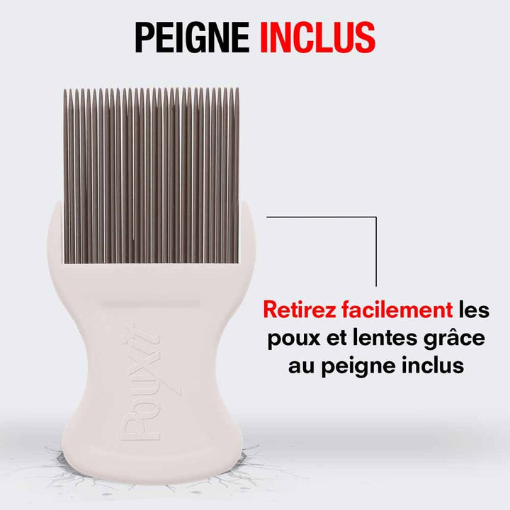 Pouxit Flash Anti-Lice and Nits Treatment 2x100ml (3.38fl oz)