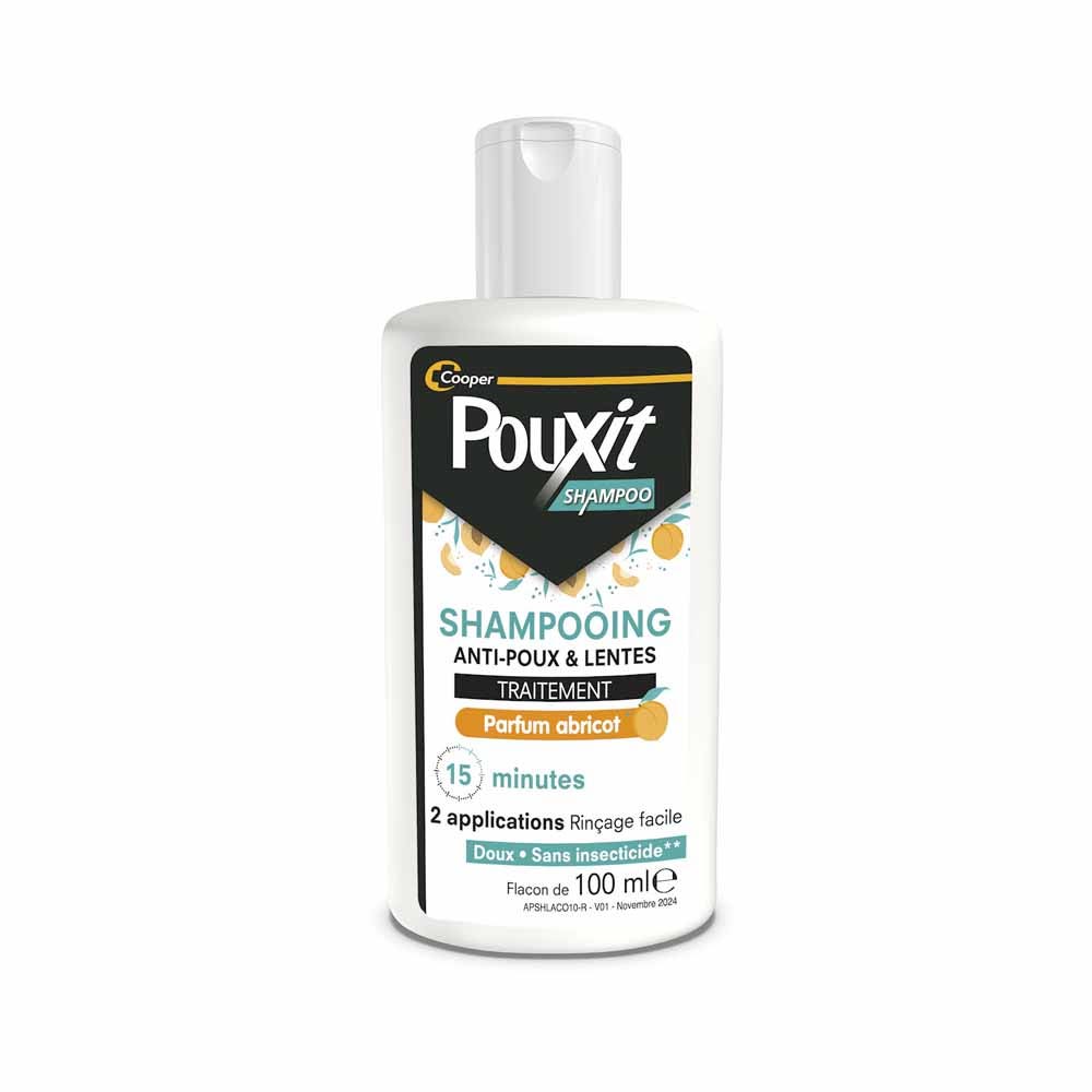 Pouxit Anti-Lice & Nits Treatment Shampoo Perfumes Apricot 100ml (3.38fl oz)