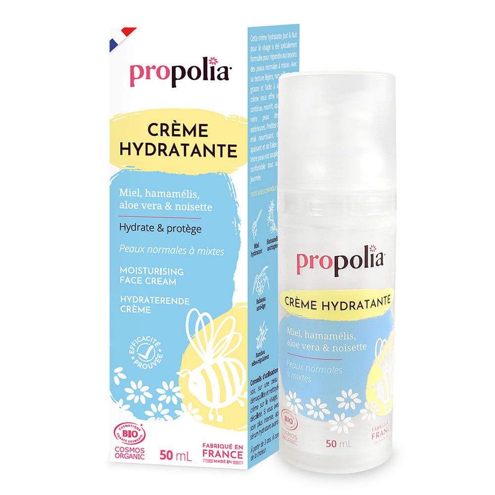 Propolia Crème Hydratante Bio Peaux Normales à Mixtes 50ml (1.69fl oz)