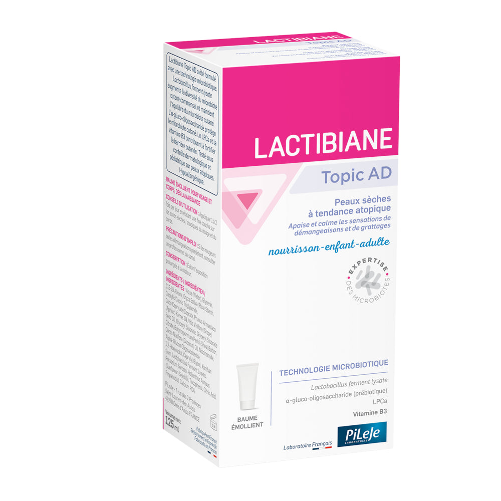 Pileje Lactibiane Topic Ad Emollient Balm for Atopy-Prone Skin 125ml (4.22fl oz)
