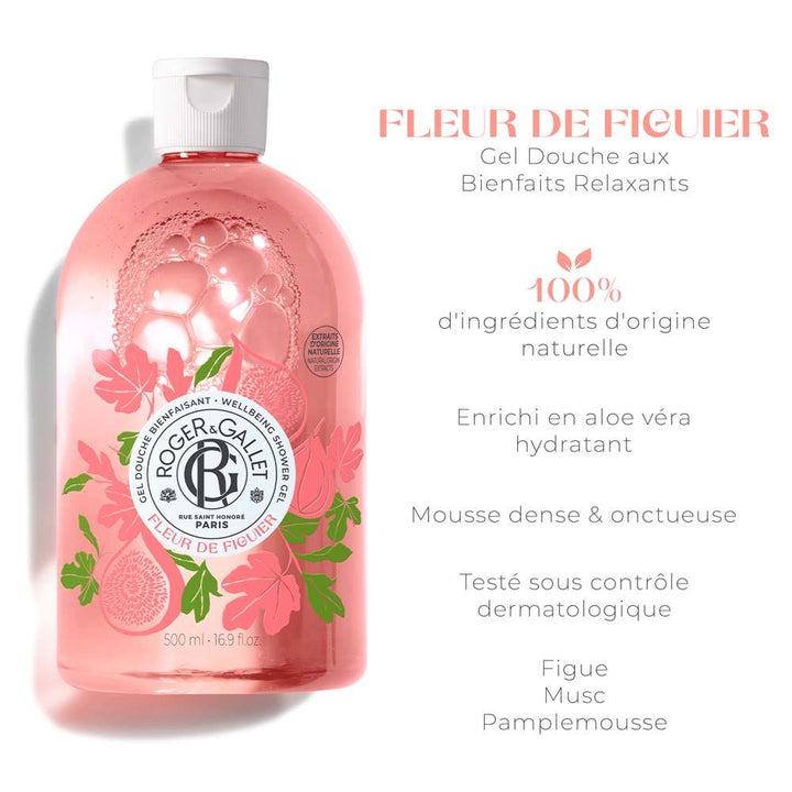 Roger & Gallet Beneficial Fleur De Figuier Shower Gel 500ml (16.91fl oz)