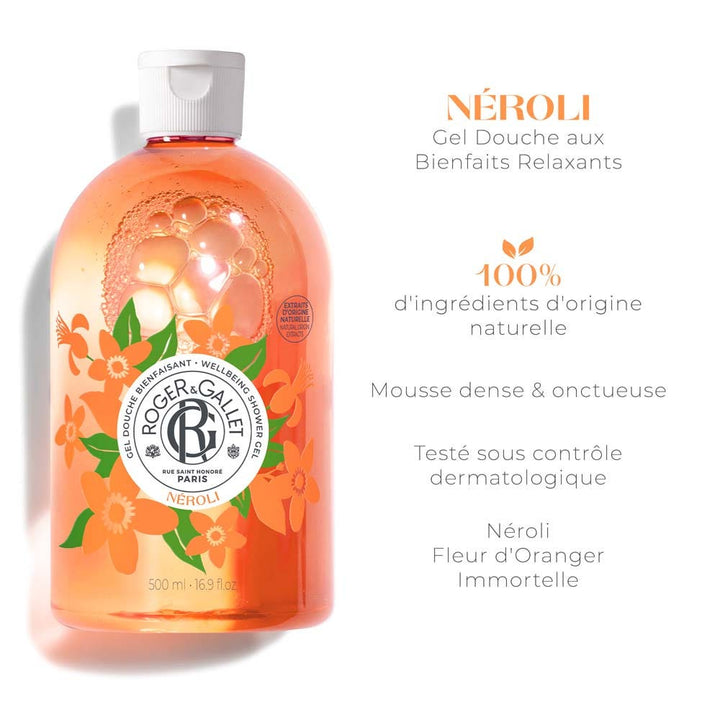 Roger & Gallet Néroli Beneficial Shower Gel 500ml (16.91fl oz)
