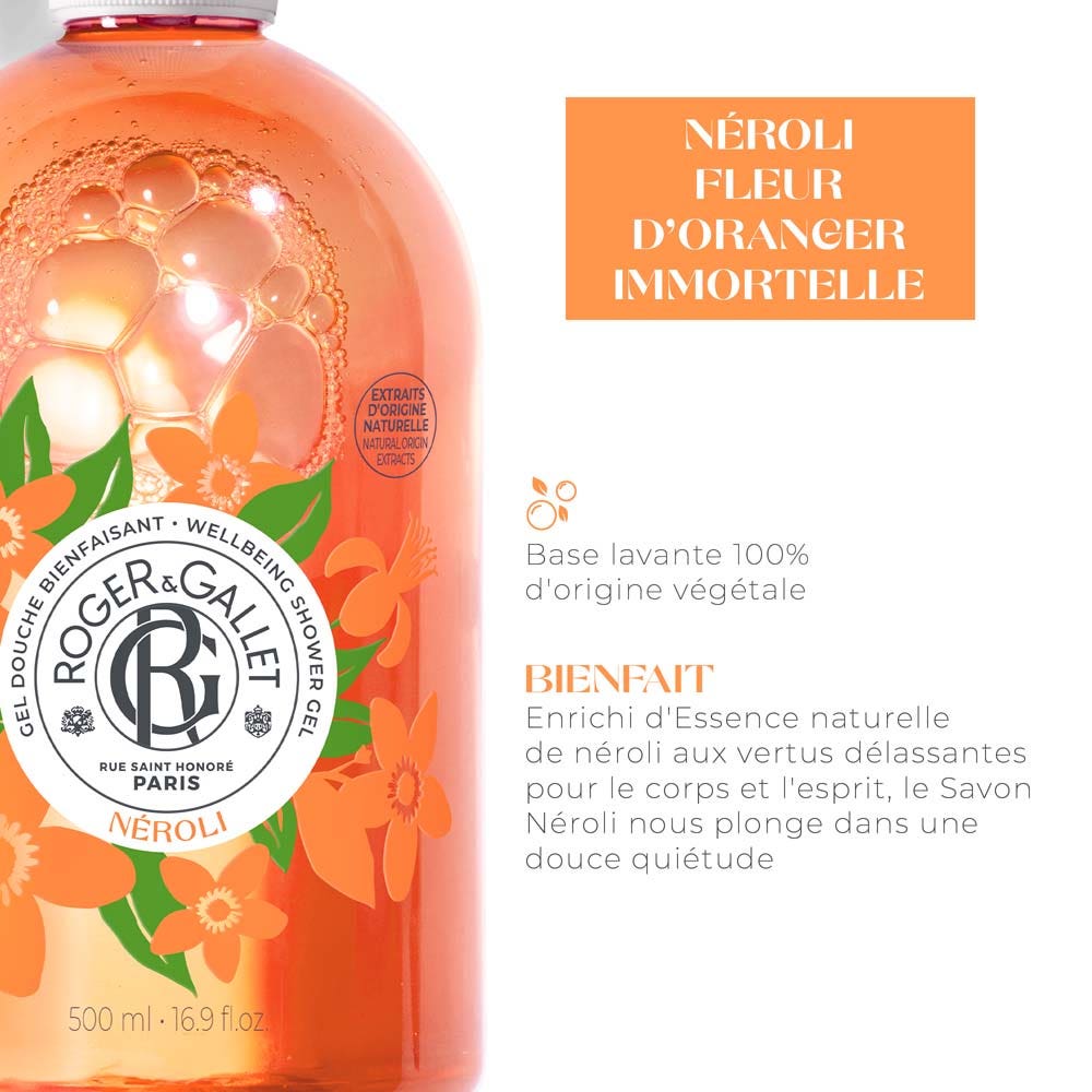 Roger & Gallet Néroli Beneficial Shower Gel 500ml (16.91fl oz)