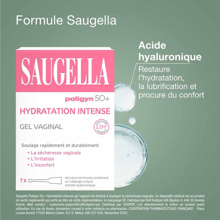 Saugella Poligyn Intense Hydration Vaginal Gel 50+ 7 x 4