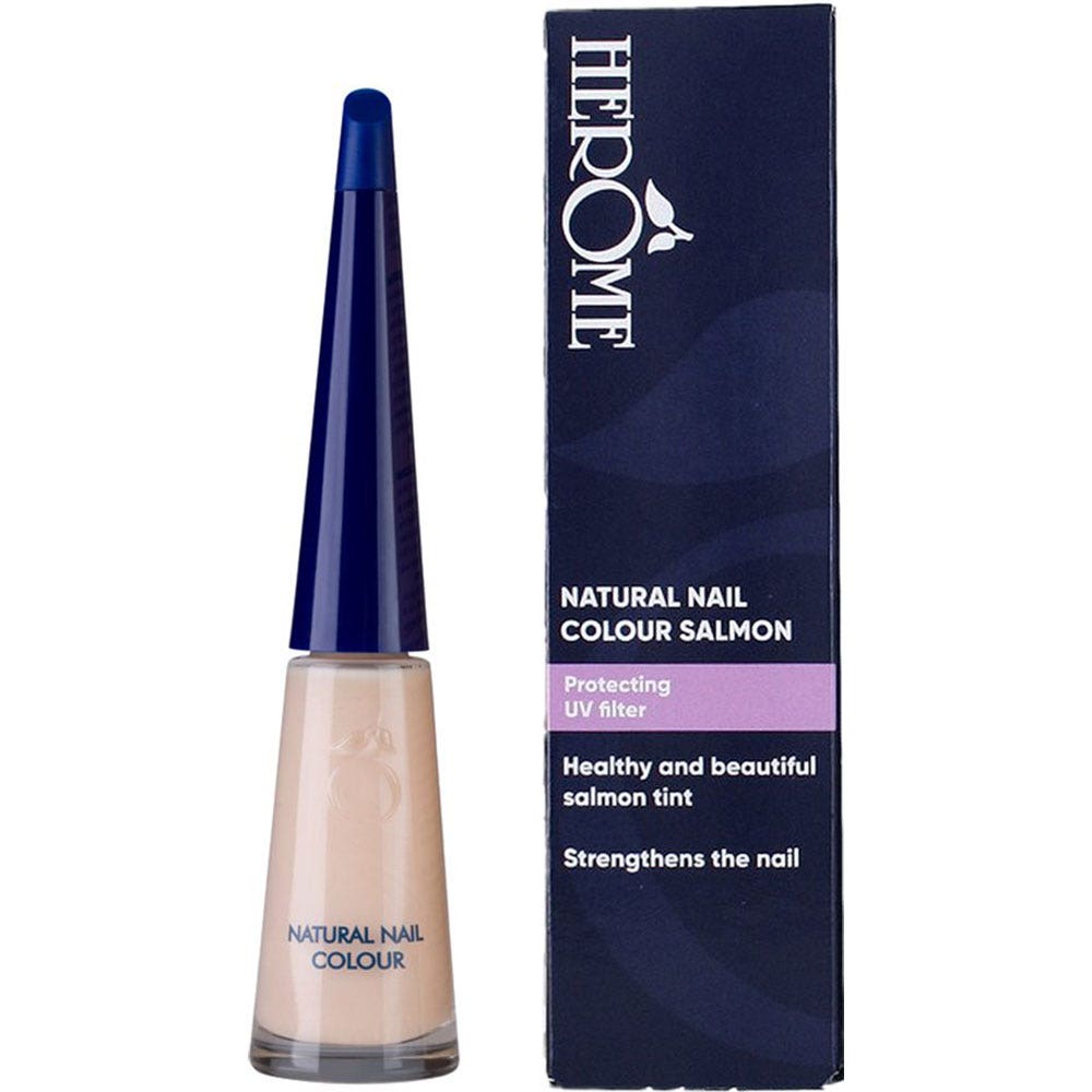 Herome Salmon pink nail hardener 10 ml (0.34fl oz)