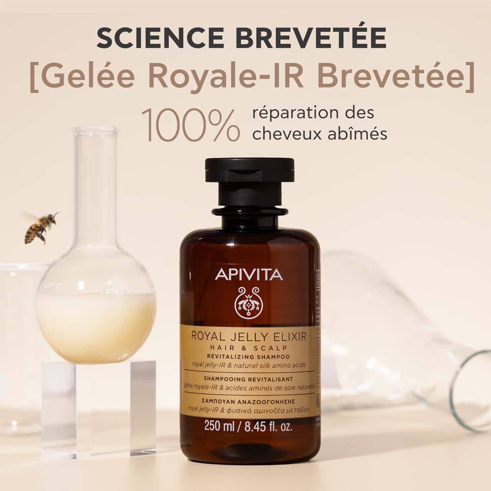 Apivita Royal Jelly Elixir Absolute Revitalising Shampoo 250 ml (8.45fl oz)