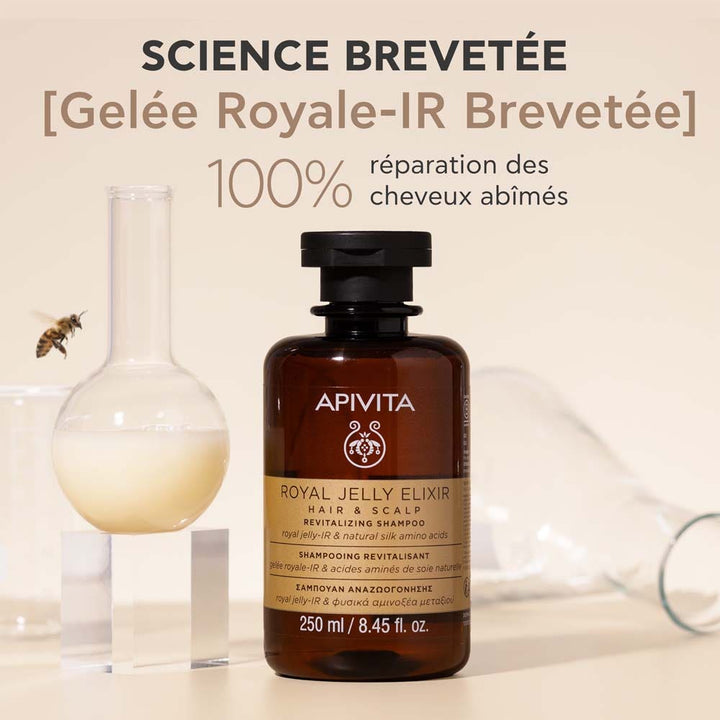 Apivita Royal Jelly Elixir Absolute Revitalising Shampoo 250 ml (8.45fl oz)