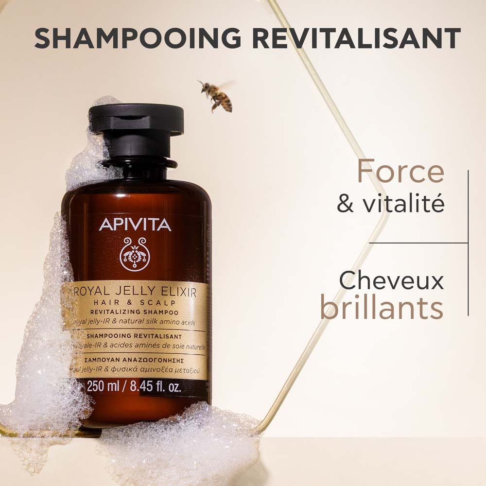 Apivita Royal Jelly Elixir Absolute Revitalising Shampoo 250 ml (8.45fl oz)
