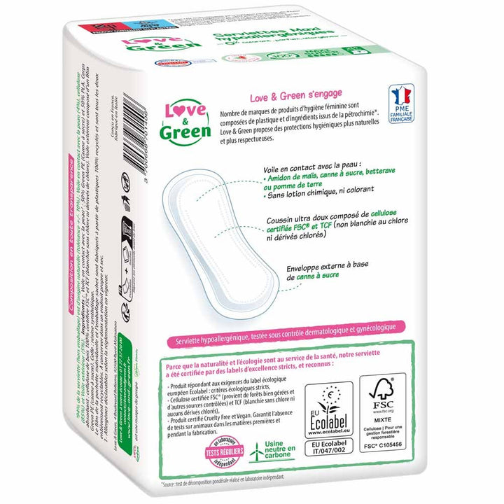 Love&Green Anti-irritation Maxi Super Anti-irritations 14 Towels