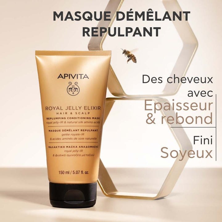 Apivita Royal Jelly Elixir Absolute Hair Plumping Mask 150 ml (5.07fl oz)