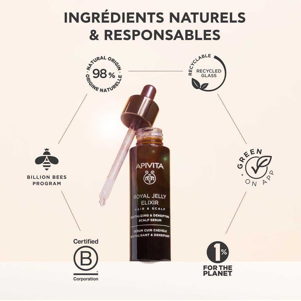 Apivita Royal Jelly Elixir Absolute Regenerating Hair Serum 50 ml (1.69fl oz)