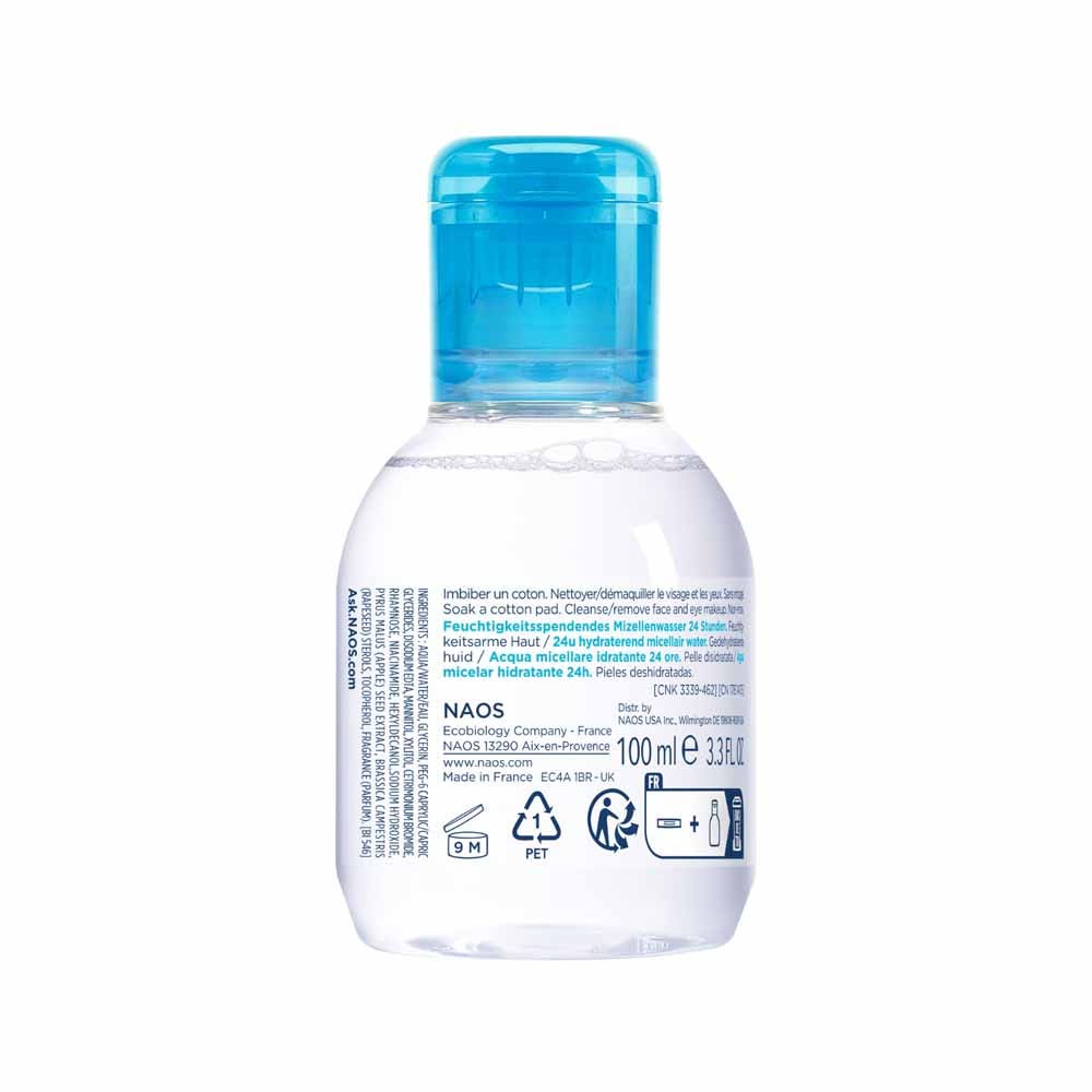 Bioderma Hydrabio H2O Moisturizing Makeup Removing Micelle Solution for Dehydrated Sensitive Skin 100ml (3.38 fl oz)