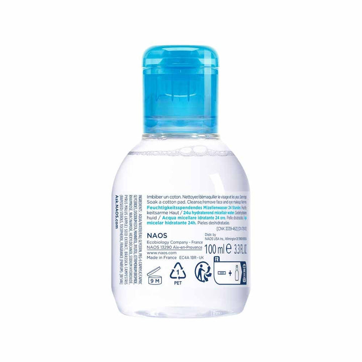 Bioderma Hydrabio H2O Moisturizing Makeup Removing Micelle Solution for Dehydrated Sensitive Skin 100ml (3.38 fl oz)