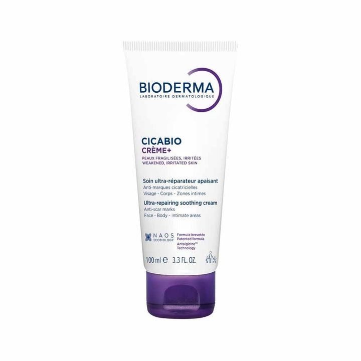 Bioderma Cicabio Ultra repairing soothing cream Face, Body and Intimal Zones 100ml (3.38fl oz)