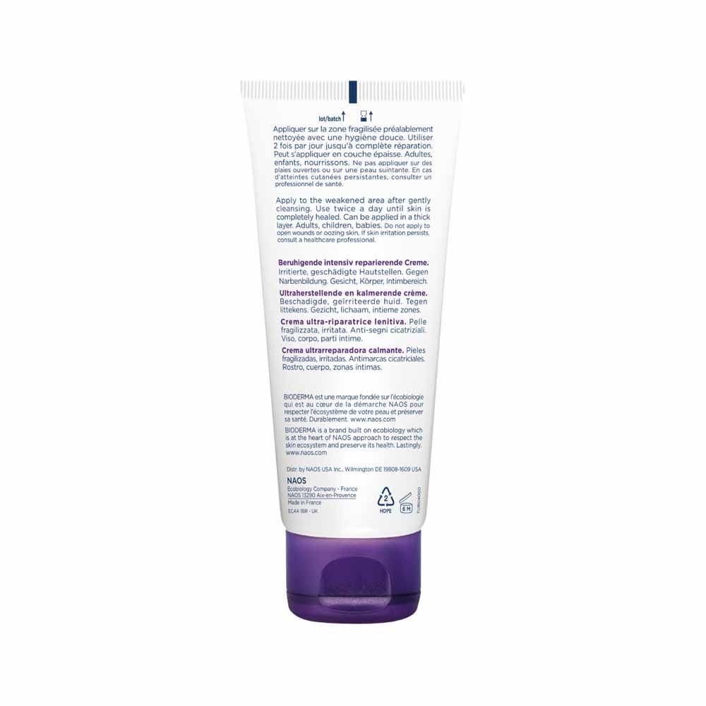 Bioderma Cicabio Ultra repairing soothing cream Face, Body and Intimal Zones 100ml (3.38fl oz)