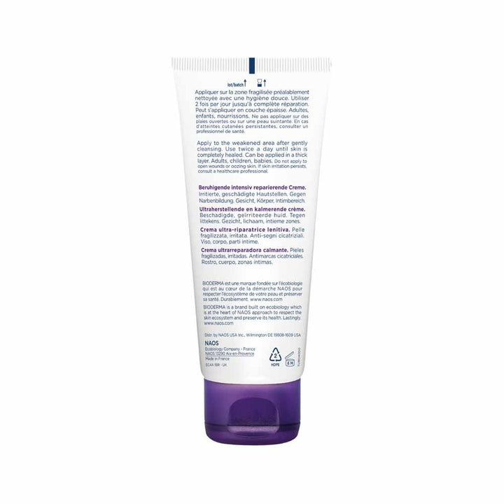Bioderma Cicabio Ultra repairing soothing cream Face, Body and Intimal Zones 100ml (3.38fl oz)