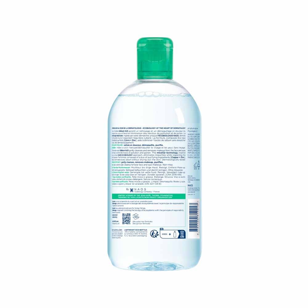 Bioderma Sebium Purifying micellar water H2O for combination/oily skin 500ml (16.91fl oz)