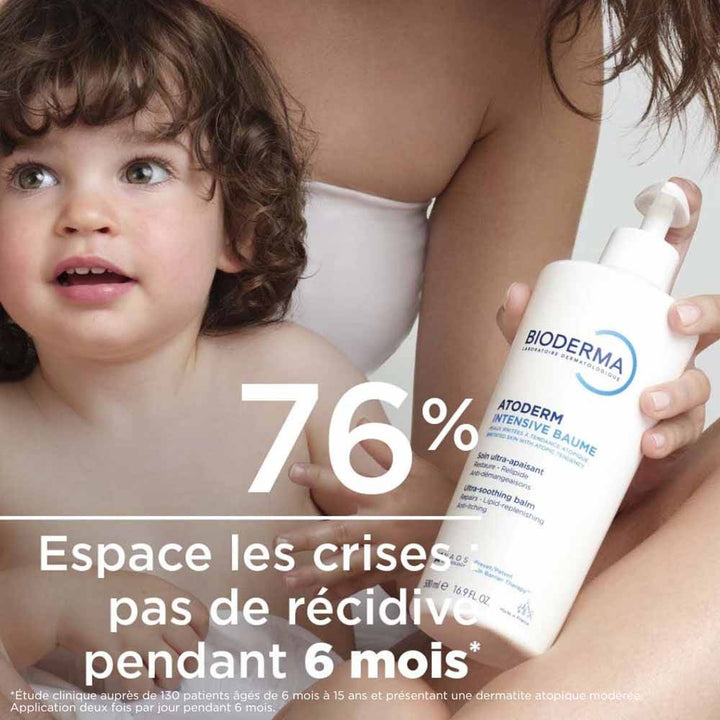 Bioderma Atoderm Intense balm ultra-soothing sensitive skin treatment Visage et Corps Peaux Très Sèches 2x500ml (16.91fl oz)