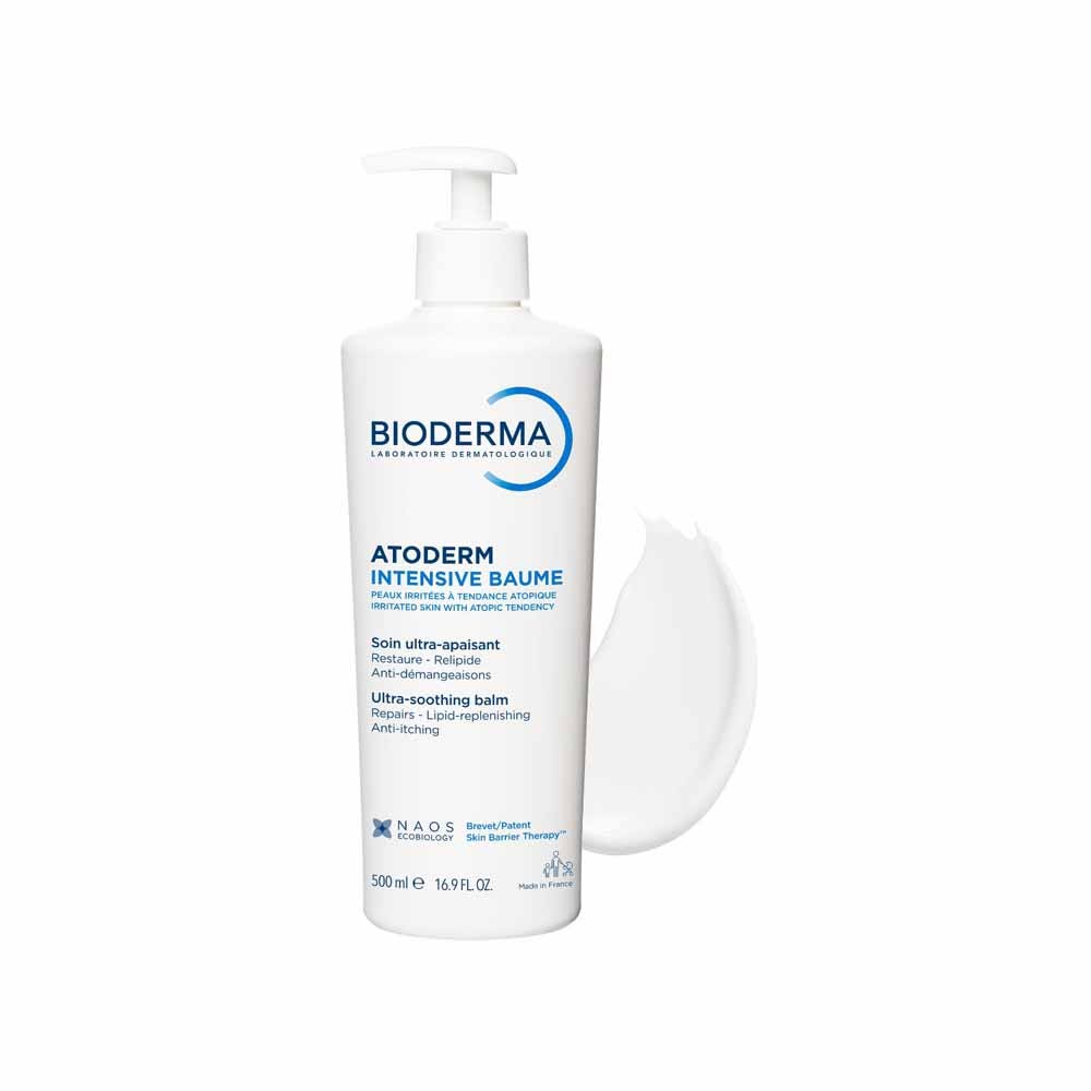 Bioderma Atoderm Intense balm ultra-soothing sensitive skin treatment Visage et Corps Peaux Très Sèches 2x500ml (16.91fl oz)