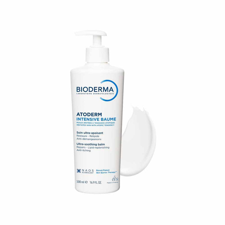 Bioderma Atoderm Intense balm ultra-soothing sensitive skin treatment Visage et Corps Peaux Très Sèches 2x500ml (16.91fl oz)